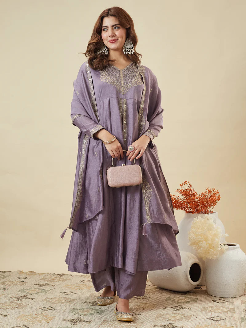 Elegant Embroidered Anarkali Suit for Women – Premium Festive Wear